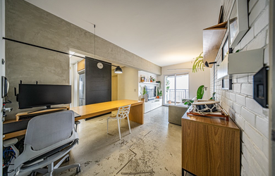 Imagem: O apartamento possui 2 Dormitórios, 1 Suíte, 2 Banheiros