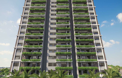 Imagem: O apartamento na cobertura possui 3 Dormitórios, 2 Suítes