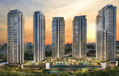 Imagem: O apartamento possui 4 Dormitórios, 4 Suítes, 5 Banheiros