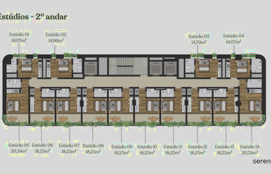Imagem 10: STUDIO a venda em CERQUEIRA CESAR com 18,25 m2 , 1 dorm, sem vaga, para SET 2026, esperan