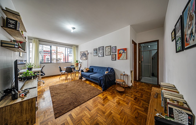 Imagem: O apartamento possui 1 Dormitório, 1 Banheiro, 66m² de Área