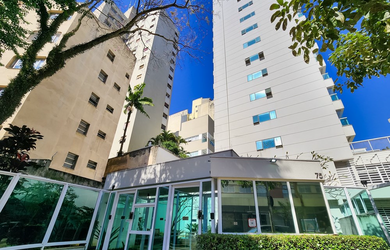 Imagem: O apartamento possui 1 Dormitório, 1 Suíte, 1 Banheiro, 1