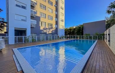 Imagem: O apartamento possui 2 Dormitórios, 1 Suíte, 2 Banheiros