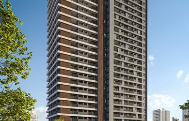 Imagem: O apartamento possui 1 Dormitório, 1 Banheiro e 39m² de Área