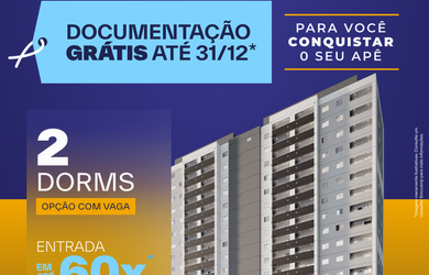 Imagem: O apartamento possui 2 Dormitórios, 1 Banheiro, 40m² de Área