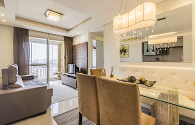 Imagem: O apartamento possui 2 Dormitórios, 1 Suíte, 3 Banheiros