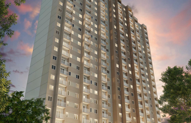 Imagem: O apartamento possui 2 Dormitórios, 1 Suíte, 2 Banheiros