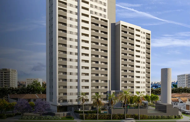 Imagem: O apartamento possui 1 Dormitório, 1 Suíte, 1 Banheiro, 26m²