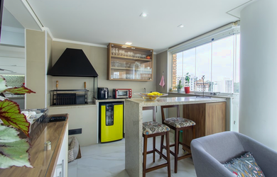 Imagem: O apartamento possui 4 Dormitórios, 3 Suítes, 5 Banheiros