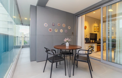 Imagem: O apartamento possui 2 Dormitórios, 2 Suítes, 3 Banheiros