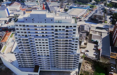 Imagem: O apartamento possui 1 Dormitório, 1 Suíte, 1 Banheiro, 41m²