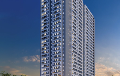 Imagem: O apartamento possui 1 Dormitório, 1 Suíte, 1 Banheiro, 26m²