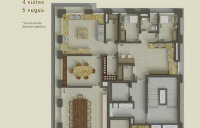 Imagem 9: Apartamento à venda em São Paulo, Pinheiros, com 4 quartos, 543m²