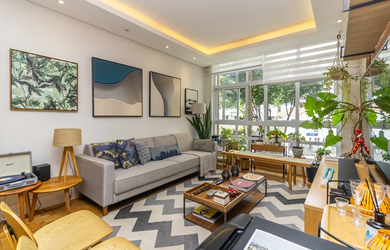 Imagem: O apartamento possui 2 Dormitórios, 1 Suíte, 2 Banheiros