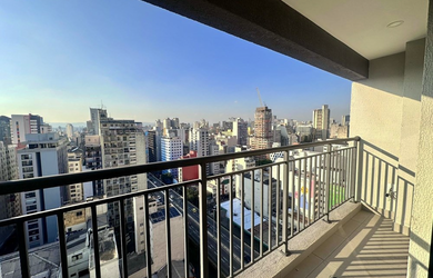 Imagem: O apartamento possui 1 Dormitório, 1 Banheiro e 34m² de Área