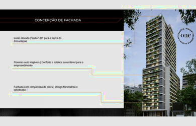 Imagem: O apartamento possui 1 Dormitório, 1 Suíte, 2 Banheiros e