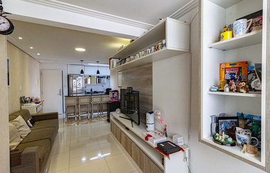 Imagem: O apartamento na cobertura possui 4 Dormitórios, 3 Banheiros