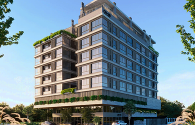 Imagem: O apartamento possui 2 Dormitórios, 1 Suíte, 2 Banheiros