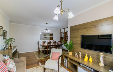 Imagem: O apartamento possui 3 Dormitórios, 1 Suíte, 3 Banheiros