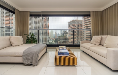 Imagem: O apartamento à venda possui 3 Dormitórios, 3 Suítes, 5 Banheiros