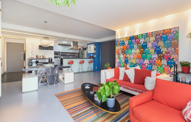 Imagem: O apartamento possui 2 Dormitórios, 2 Suítes, 3 Banheiros