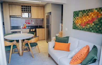 Imagem: O apartamento possui 2 Dormitórios, 2 Suítes, 3 Banheiros