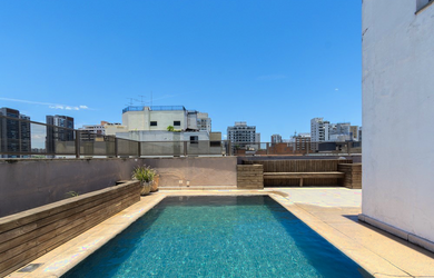 Imagem: O apartamento na cobertura possui 4 Dormitórios, 2 Suítes