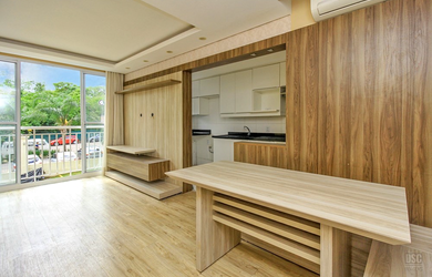 Imagem: O apartamento possui 2 Dormitórios, 1 Suíte, 2 Banheiros