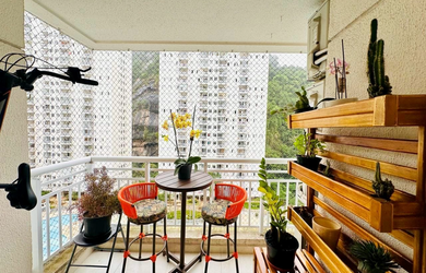 Imagem: O apartamento possui 3 Dormitórios, 1 Suíte, 2 Banheiros