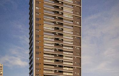 Imagem: O apartamento possui 1 Dormitório, 1 Banheiro, 33m² de Área