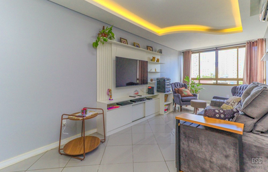 Imagem: O apartamento possui 2 Dormitórios, 1 Suíte, 3 Banheiros