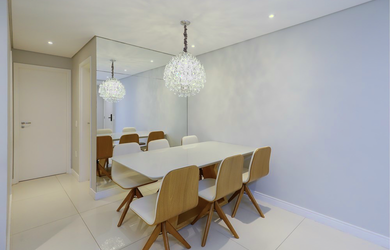 Imagem: O apartamento possui 2 Dormitórios, 1 Suíte, 1 Banheiro, 1