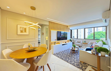 Imagem: O apartamento possui 2 Dormitórios, 1 Suíte, 2 Banheiros