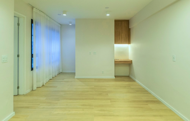 Imagem: O apartamento possui 1 Dormitório, 1 Banheiro, 32m² de Área