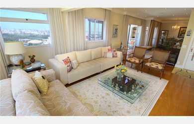 Imagem: O apartamento na cobertura possui 4 Dormitórios, 4 Suítes