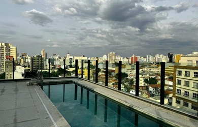 Imagem: O apartamento possui 1 Dormitório, 1 Banheiro, 25m² de Área