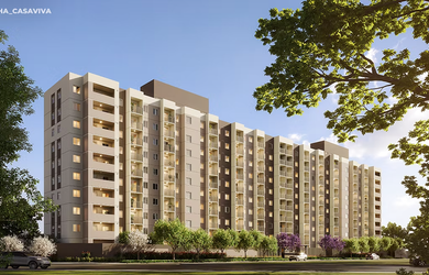 Imagem: O apartamento possui 1 Dormitório, 1 Suíte, 1 Banheiro, 27m²