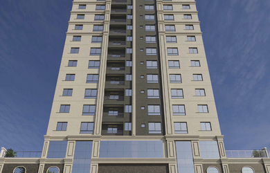 Imagem: O apartamento possui 2 Dormitórios, 2 Suítes, 3 Banheiros