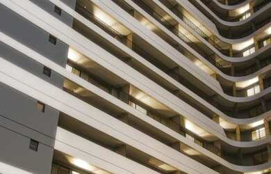 Imagem: O apartamento possui 1 Dormitório, 1 Suíte, 1 Banheiro, 43m²