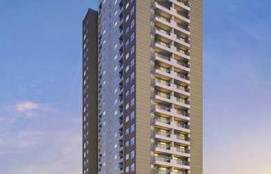 Imagem: O apartamento possui 2 Dormitórios, 1 Banheiro, 1 Vaga na garagem