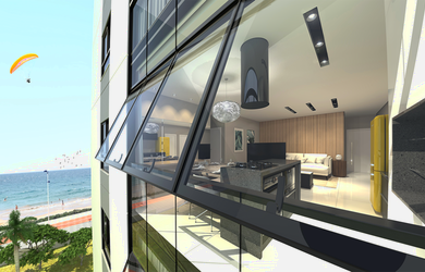 Imagem 3: Apartamento com 2 quartos, 92,14m², à venda em Itajaí, Praia Brava de Itajaí