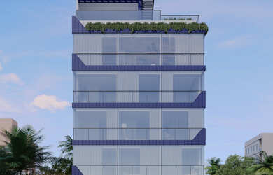 Imagem: O studio possui 1 Dormitório, 1 Banheiro, 1 Vaga na garagem