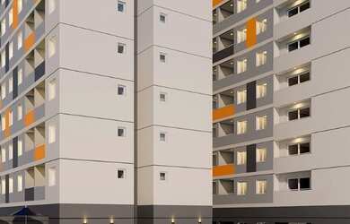 Imagem: O apartamento possui 2 Dormitórios, 1 Banheiro, 1 Vaga na garagem