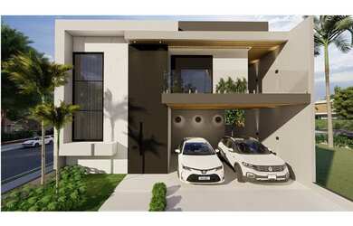 Imagem: A casa em condomínio possui 3 Dormitórios, 3 Suítes, 8 Banheiros