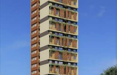 Imagem: O apartamento possui 2 Dormitórios, 1 Banheiro, 1 Vaga na garagem