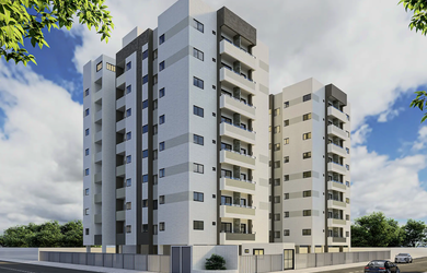 Imagem: O apartamento possui 2 Dormitórios, 1 Suíte, 2 Banheiros