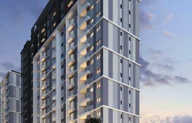 Imagem: O apartamento possui 2 Dormitórios, 1 Suíte, 2 Banheiros