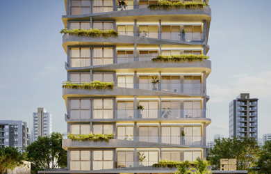 Imagem: O apartamento possui 1 Dormitório, 1 Banheiro, 1 Vaga na garagem