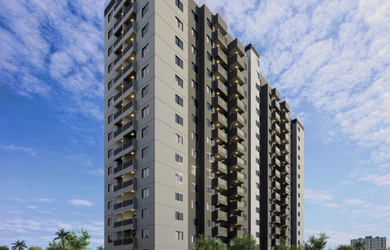 Imagem: O apartamento possui 2 Dormitórios, 1 Banheiro, 49m² de Área