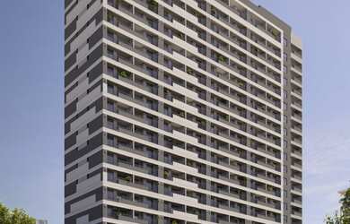 Imagem: O apartamento possui 1 Dormitório, 1 Banheiro, 30m² de Área